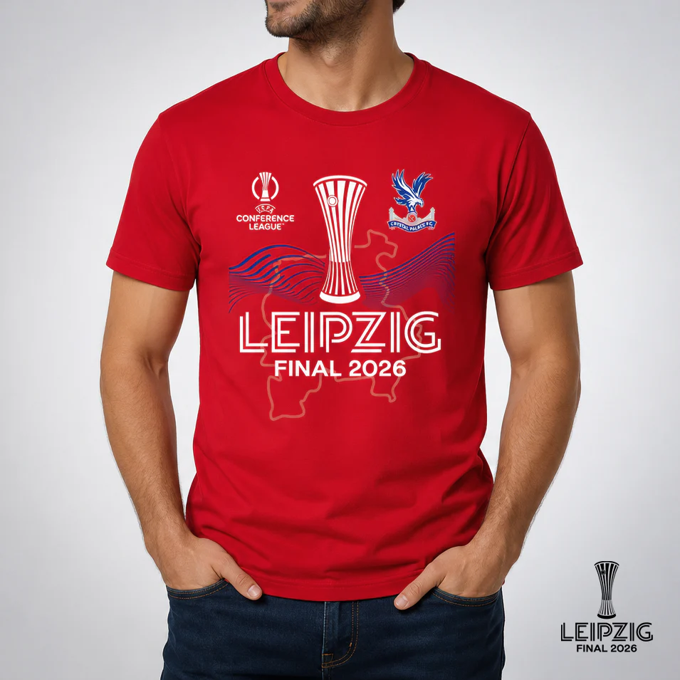 Leipzig 26 UECL Final Crystal Palace T-shirt UEFA Club Competitions Online Store