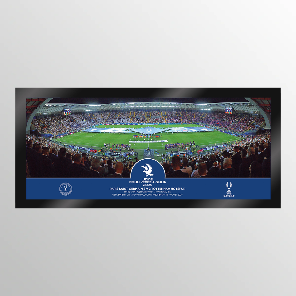 2025 Super Cup - Udine, Italy - Line up Tempered Glass Panoramic