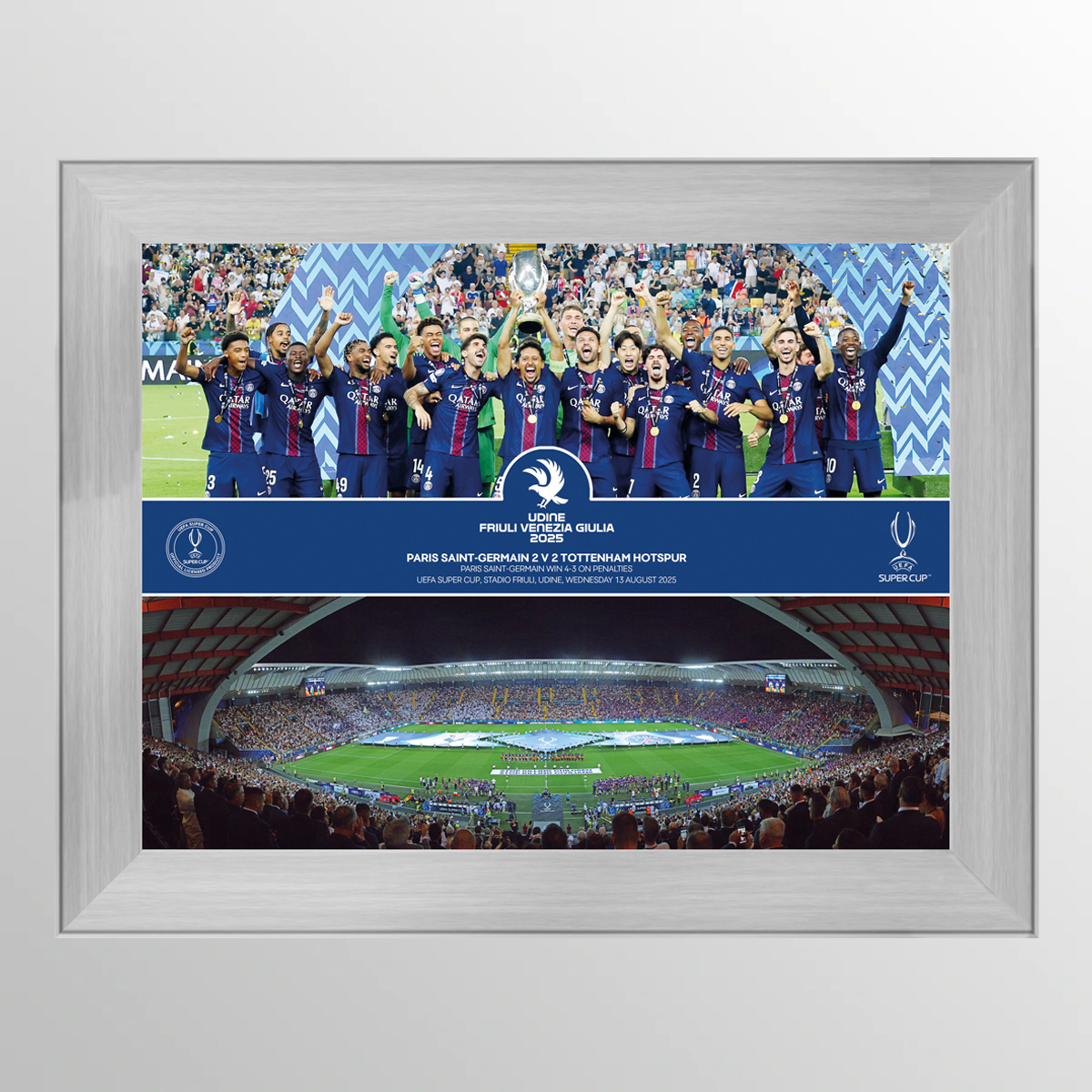 2025 Super Cup - Udine, Italy -16x12 Club Celebration