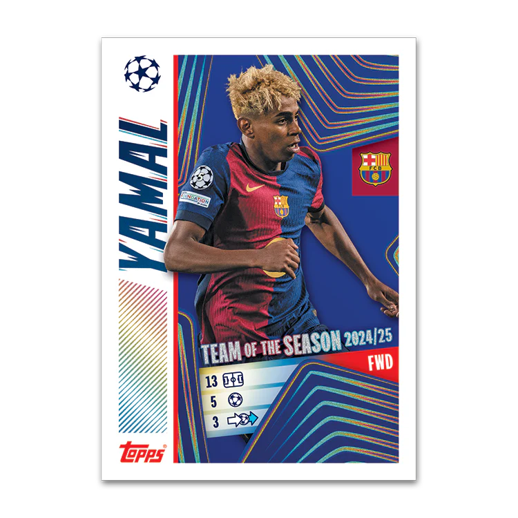 UEFA Champions League Stickers 25/26 - Mega Booster Pack