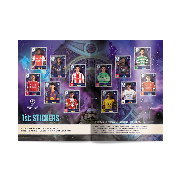 UEFA Champions League Stickers 25/26 - Hardcover Album