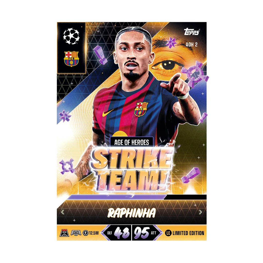 Topps Match Attax UCC 2026/27 - Booster Tin 1 - Strike Team