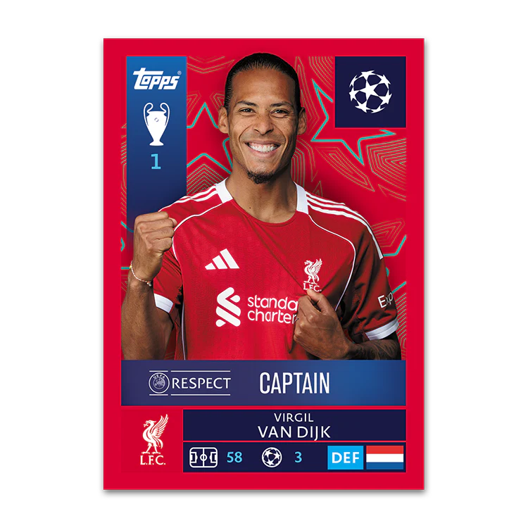 UEFA Champions League Stickers 25/26 - Mega Booster Pack