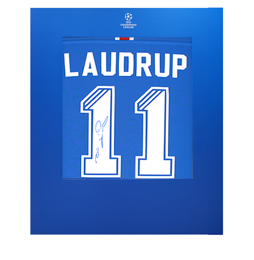 Brian Laudrup Official UEFA Champions League Back Signed Rangers 2020 ...