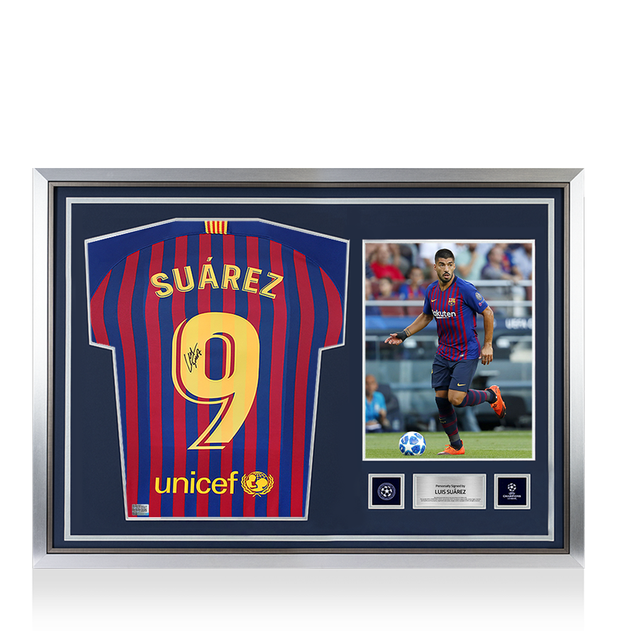 Magliette autografate e incorniciate dagli eroi della UEFA Champions League UEFA Club Competitions Online Store 2