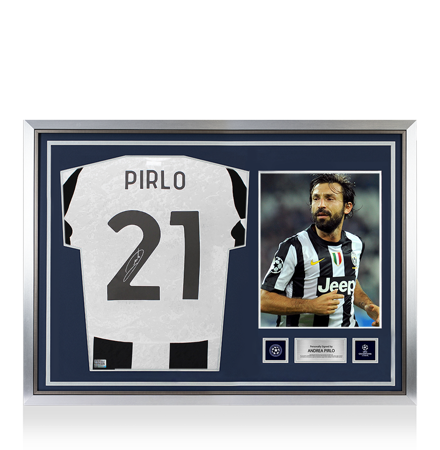 Andrea Pirlo Official UEFA Champions League Back Signed and Hero Andrea Pirlo Official UEFA Champions League Back Signed and Hero