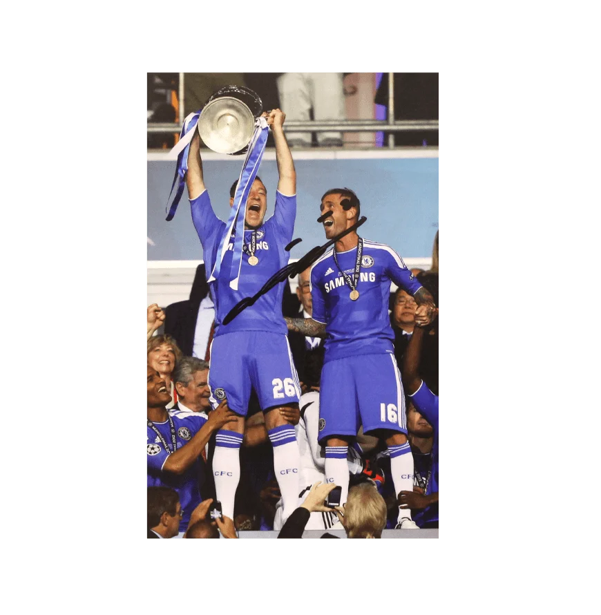 John Terry Signed Chelsea Photo: UEFA Champions League Winner (Mini)