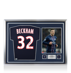 David Beckham Official UEFA Champions League Back Signed and Hero