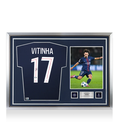 Vitinha Official UEFA Champions League Back Signed and Hero Framed