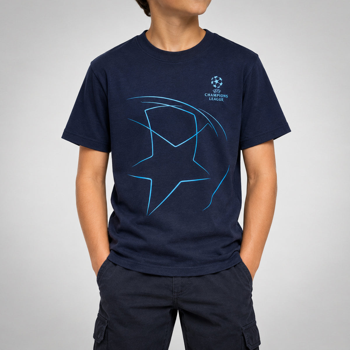 UEFA Champions League - Stadium Navy Kids T-shirt