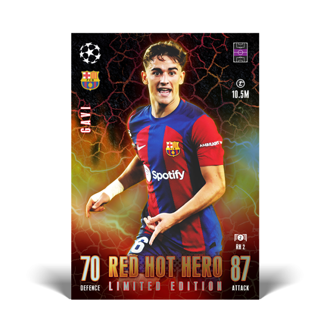 Match Attax Extra 2024 - Mega Tin - Red Hot Heroes