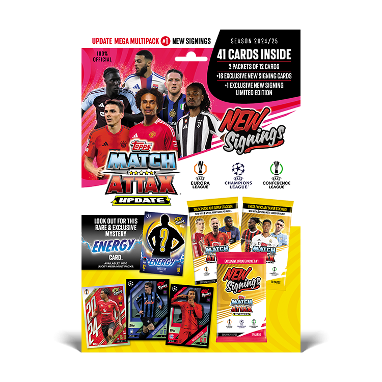 Match Attax 24/25 - Update Multipack #1 - New Signings