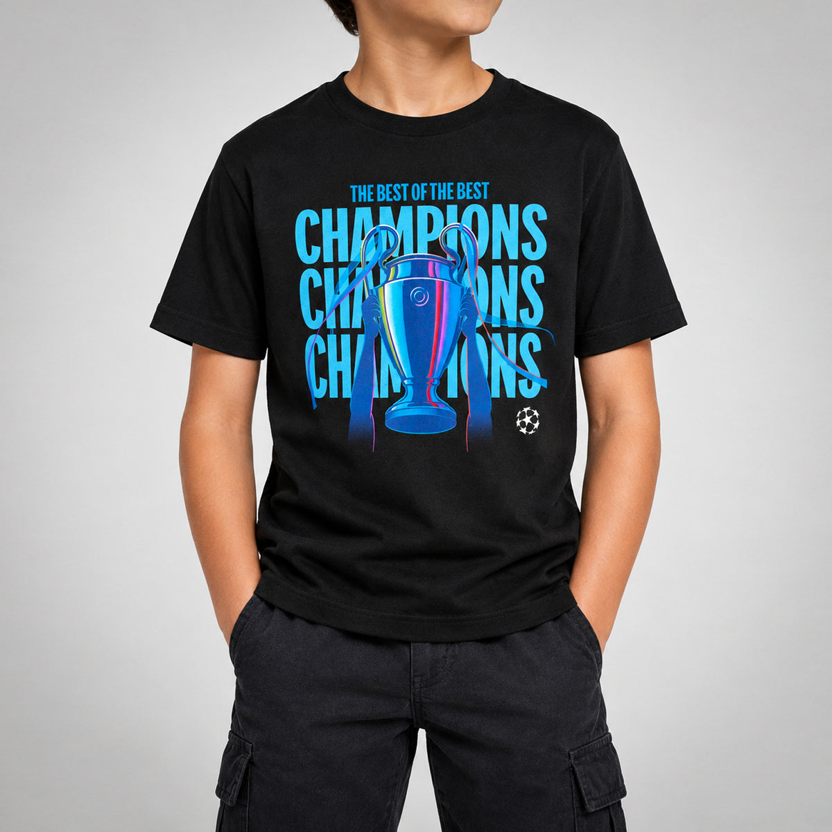 UEFA Champions League - Trophy lift Kids T-shirt