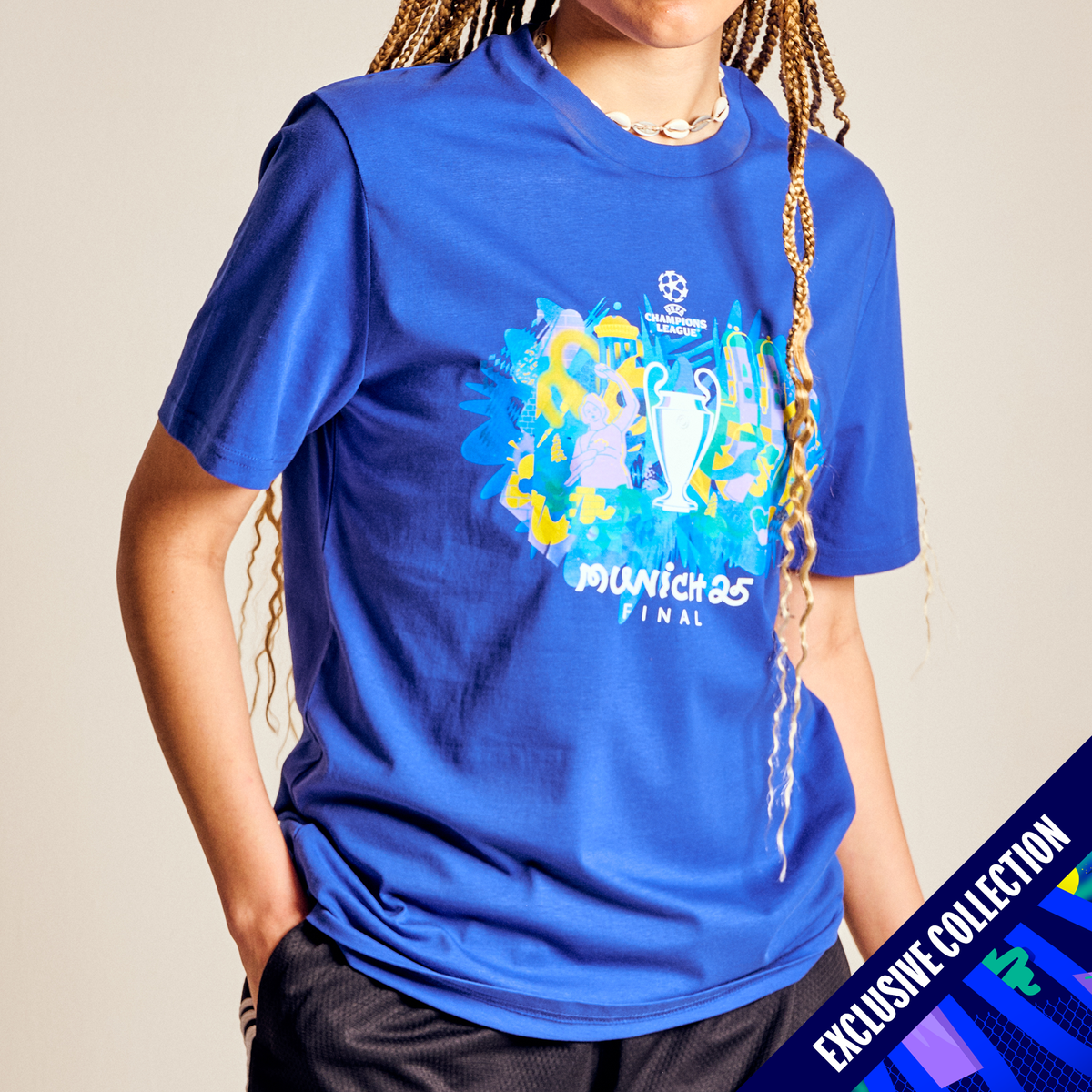 Munich 25 UCL Final Event T-shirt UEFA Club Competitions Online Store