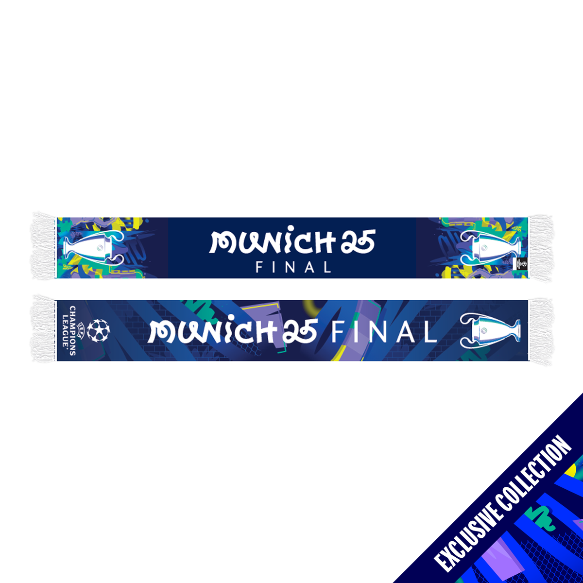 Munich 25 UCL Final Event Scarf UEFA Club Competitions Online Store