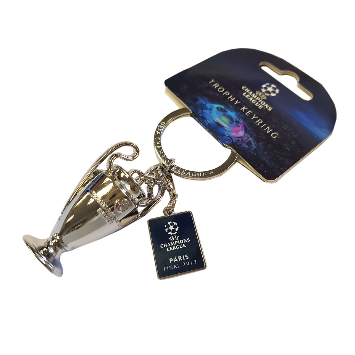 UEFA Champions League Trophy Final Paris 2022 Keyring UEFA Club Competitions Online Store