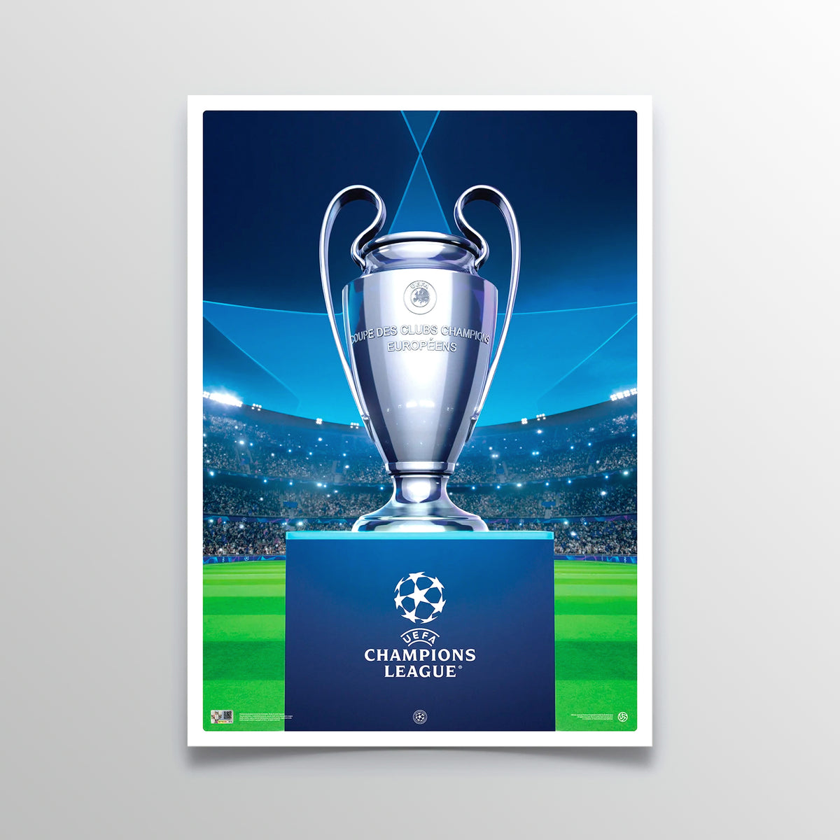 UEFA Champions League - Iconic Trophy Poster UEFA Club Competitions Online Store