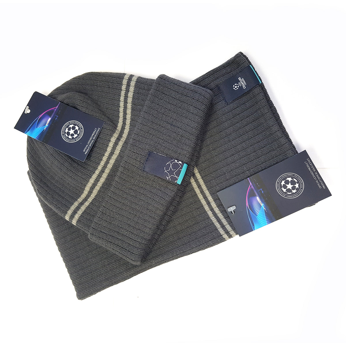 UEFA Champions League - Beanie &amp; Scarf Set UEFA Club Competitions Online Store