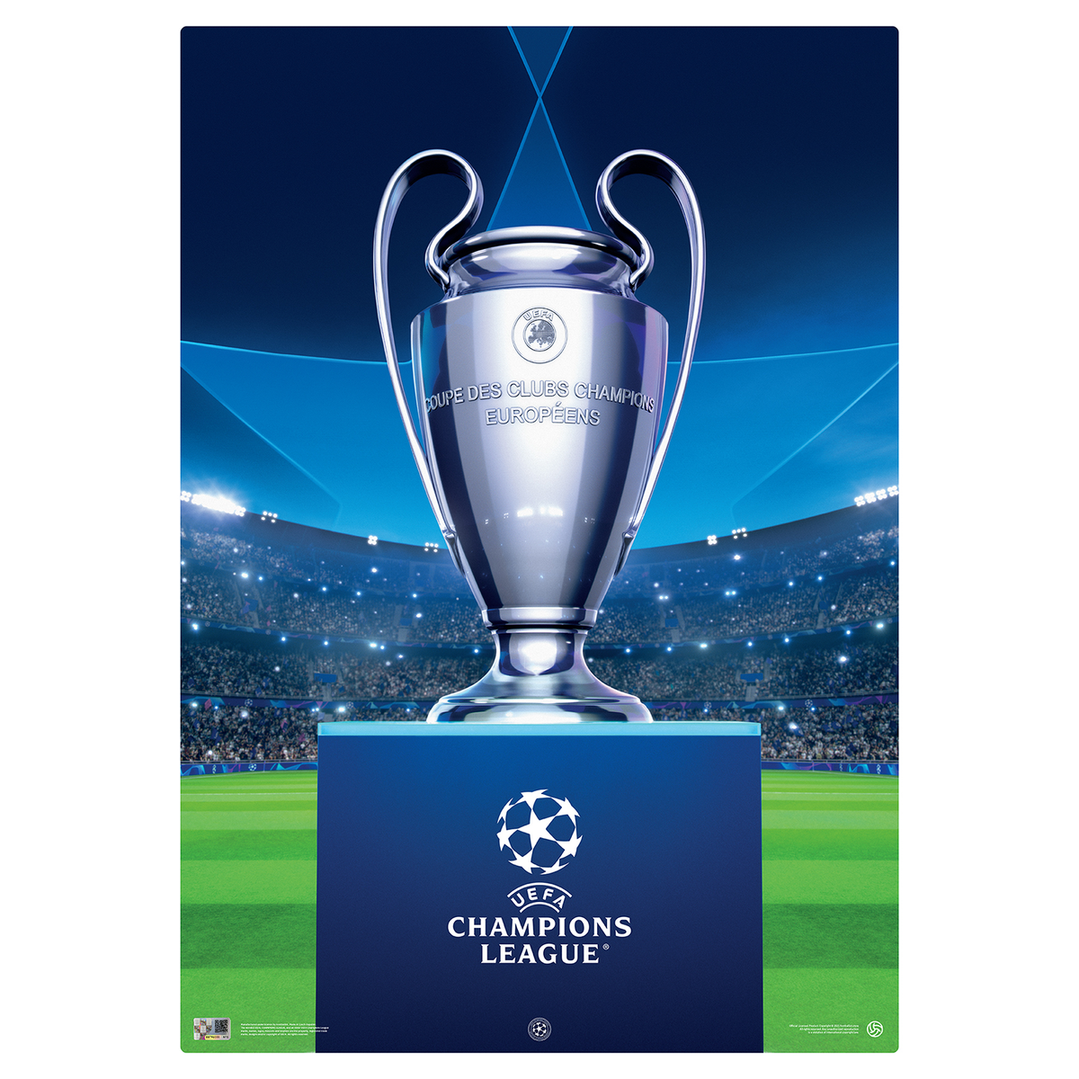 UEFA Champions League - Iconic Trophy Poster UEFA Club Competitions Online Store