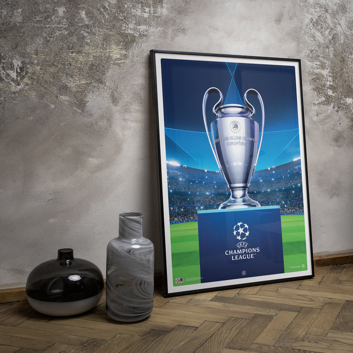 UEFA Champions League - Iconic Trophy Poster UEFA Club Competitions Online Store