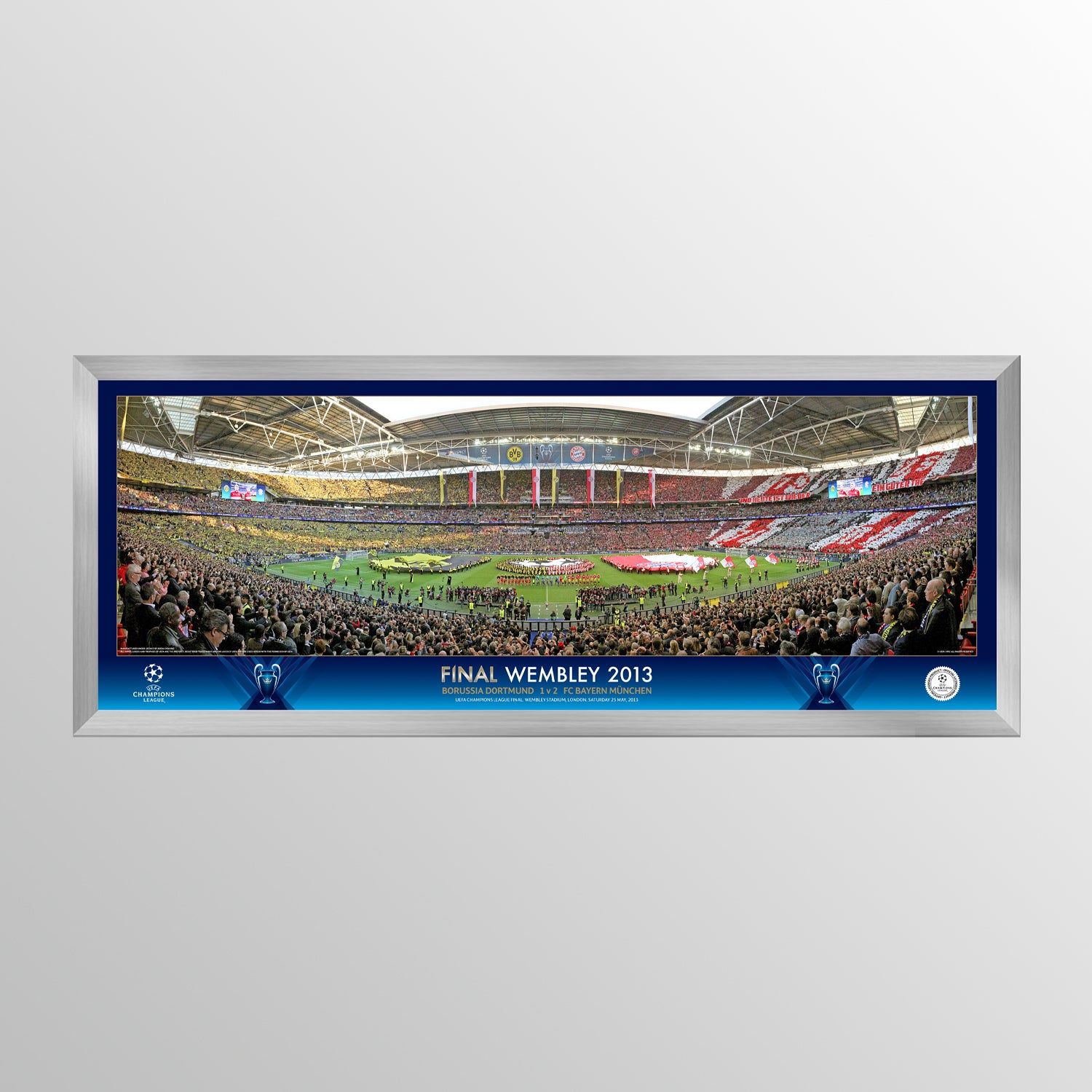 UEFA Champions League 2013 Final - Winner: Bayern Munich - Landscape Frame UEFA Club Competitions Online Store