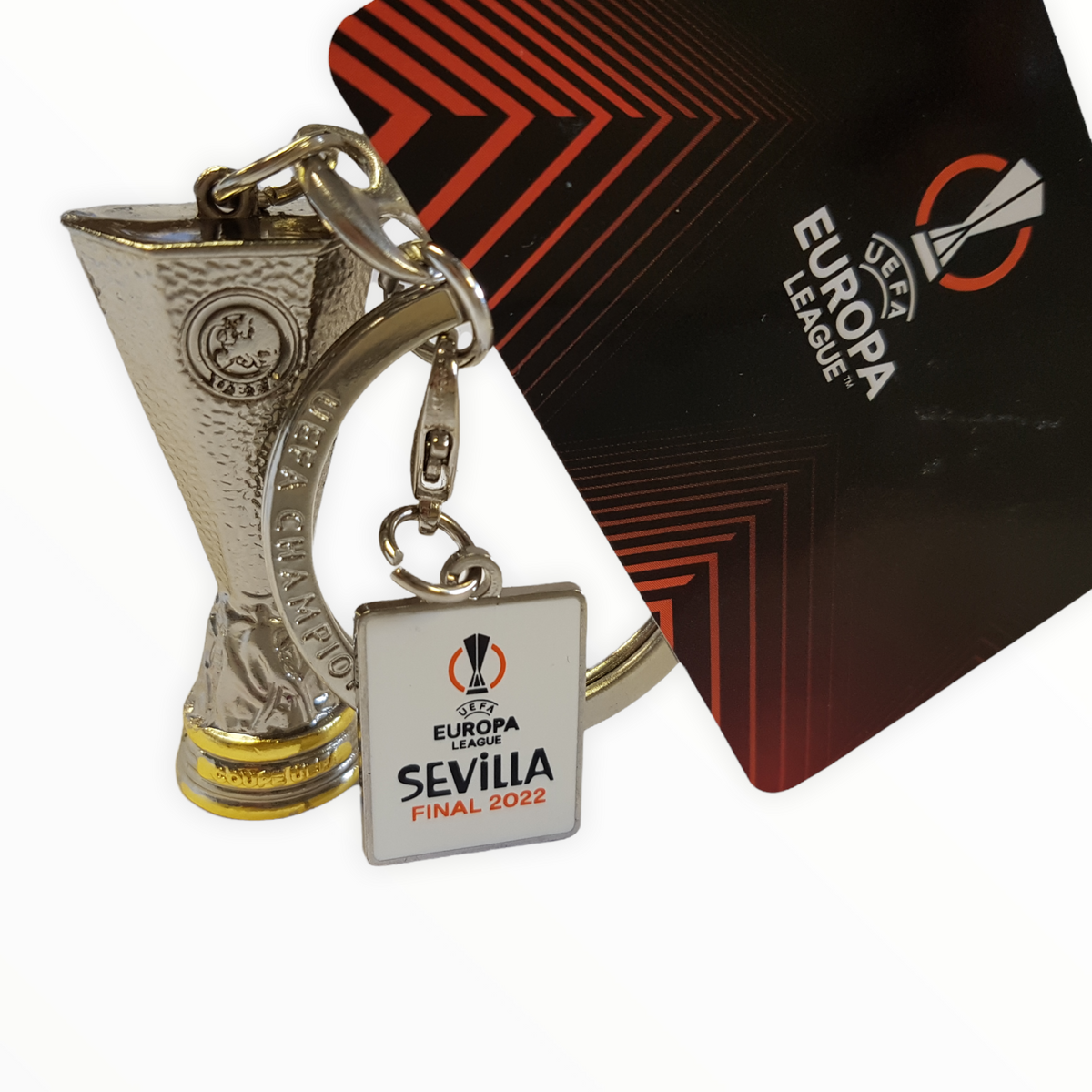 UEFA Europa League Trophy Keyring Sevilla Final 2022 UEFA Club Competitions Online Store