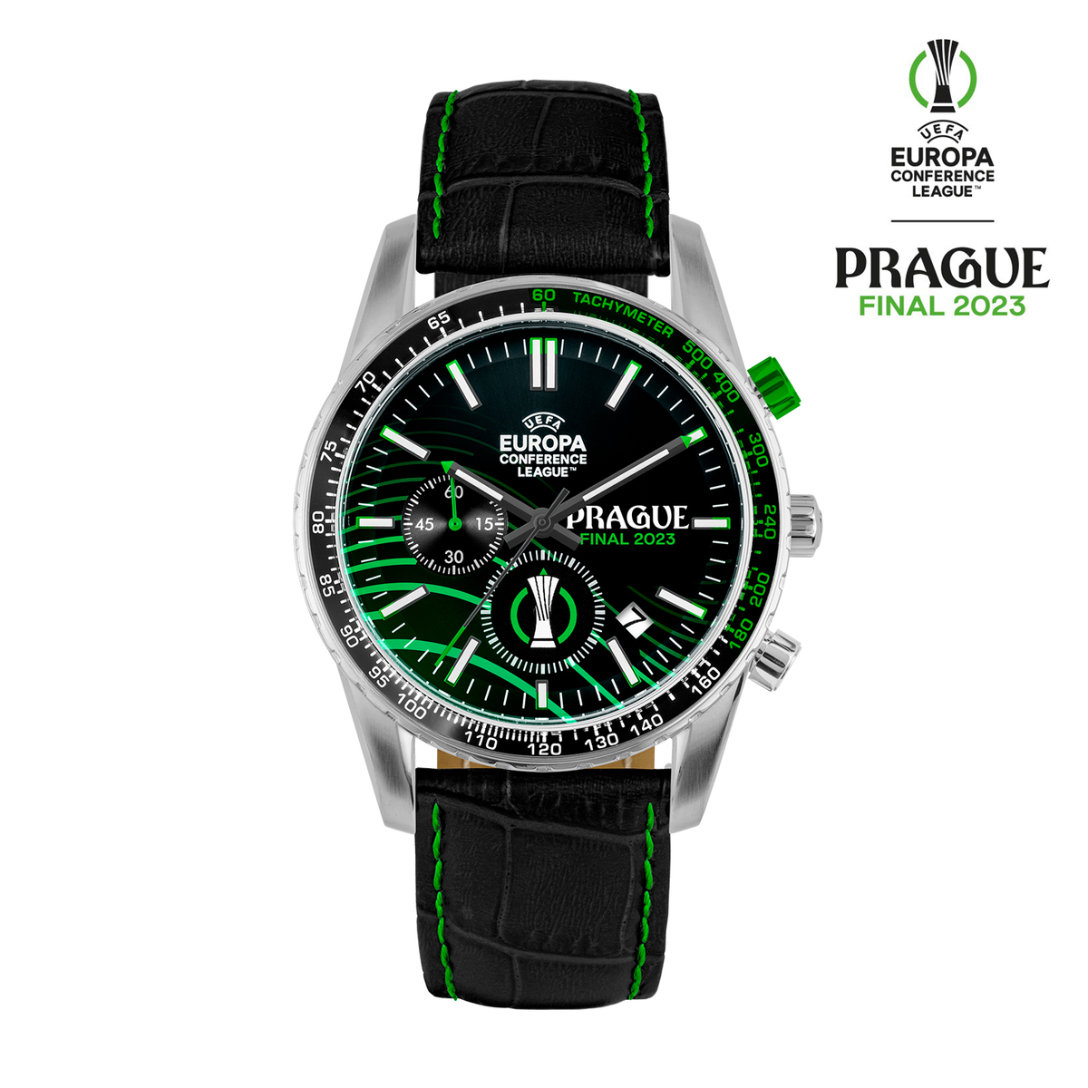 UECL Prague Final 2023 Chronograph ECL-101D Jacques Lemans Watch UEFA Club Competitions Online Store