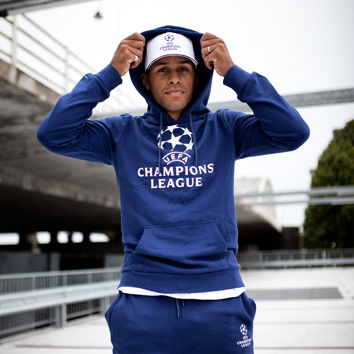 UEFA Champions League Big Logo Hoodie UEFA Club Competitions Online Store