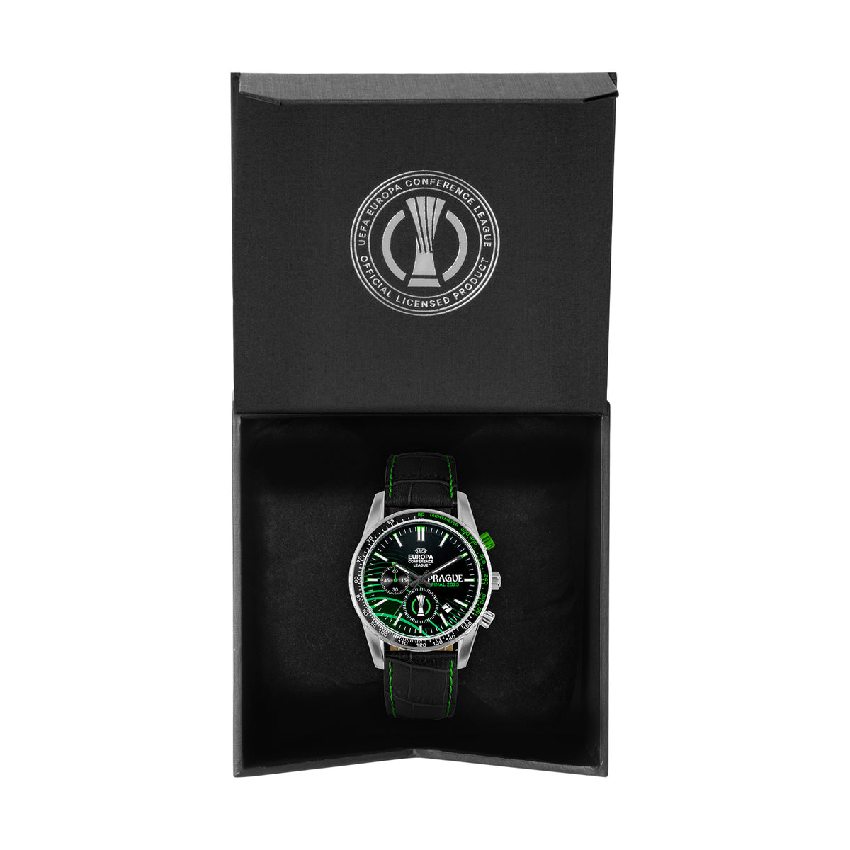 UECL Prague Final 2023 Chronograph ECL-101D Jacques Lemans Watch UEFA Club Competitions Online Store