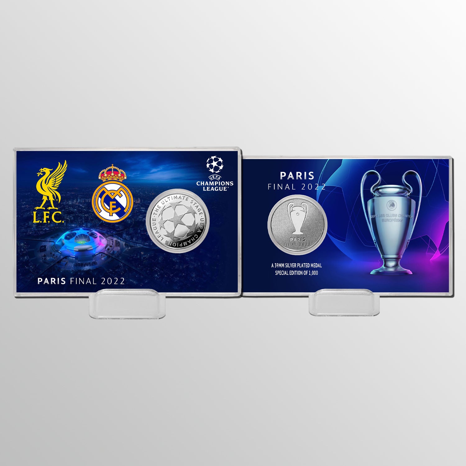 UCL Final 2022 Finalists Coin UEFA Club Competitions Online Store