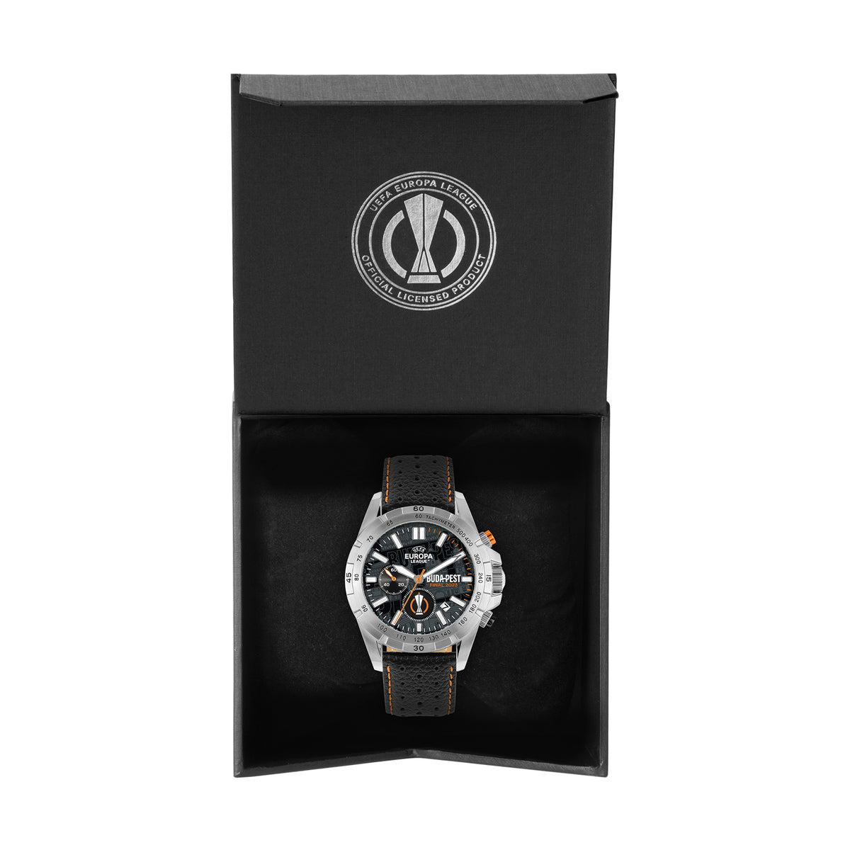 UEL Budapest Final 2023 Chronograph EL-101D Jacques Lemans Watch UEFA Club Competitions Online Store