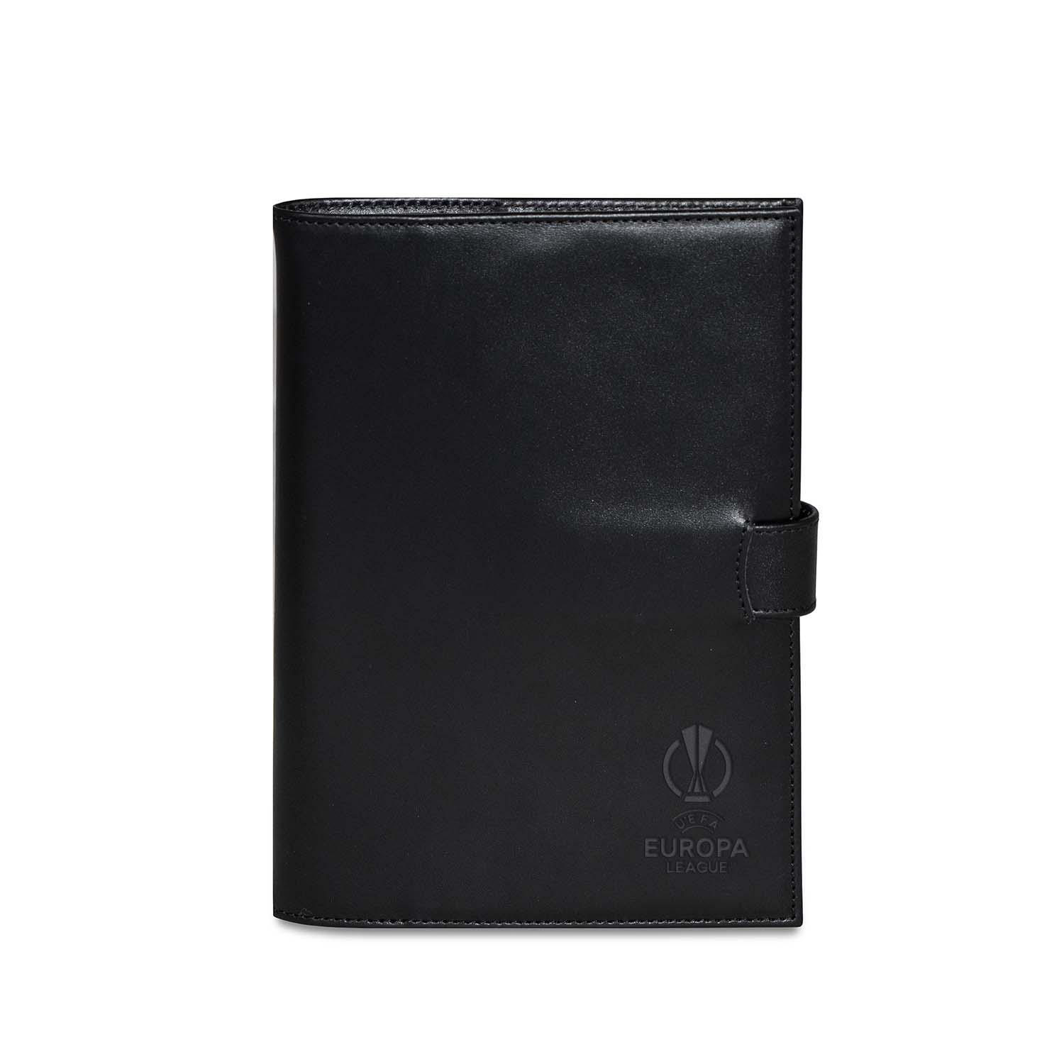 UEL Branded A5 Removable Cover Leather Journal UEFA Club Competitions Online Store