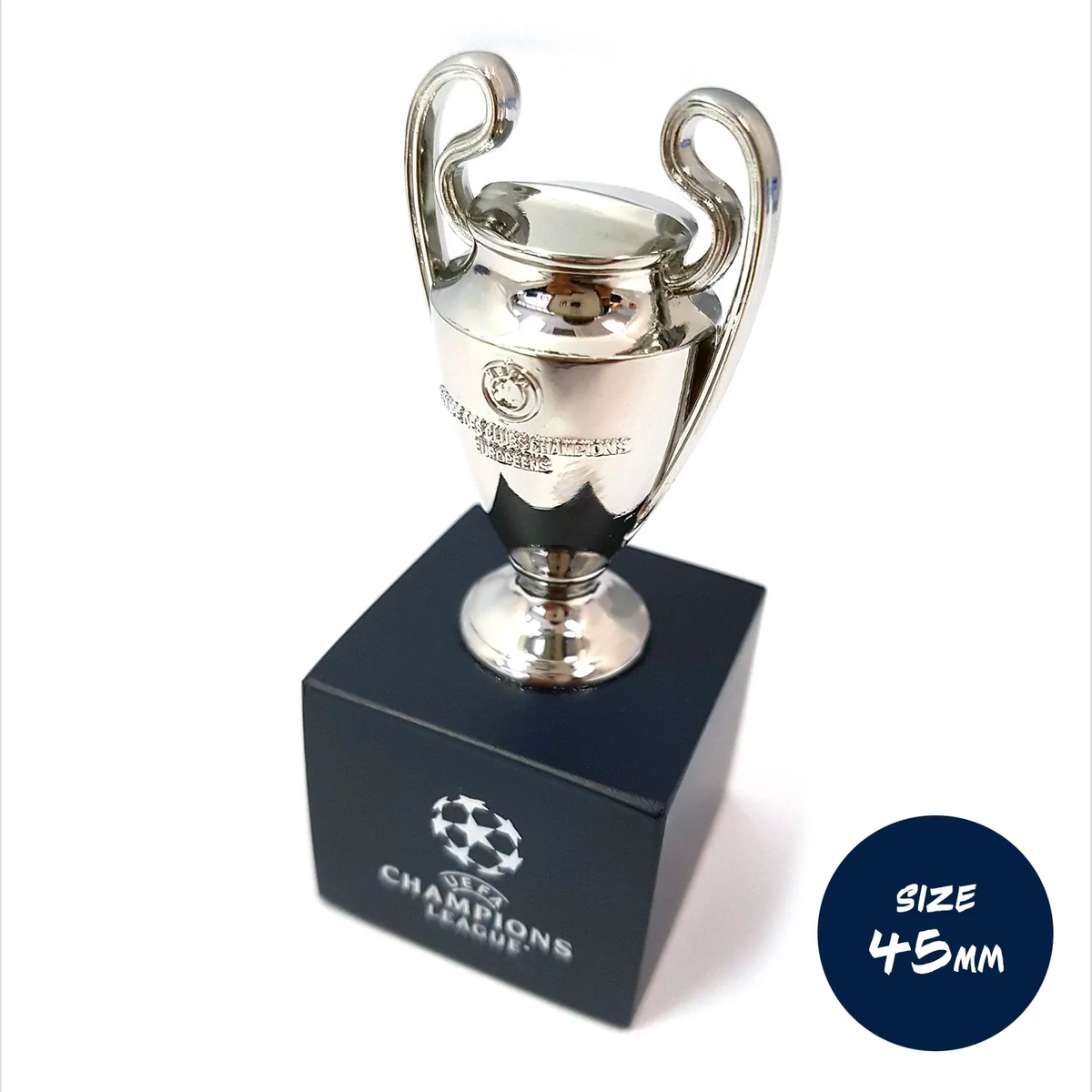 UEFA Champions League 45mm 3D Replica Trophy with Stand UEFA Club Competitions Online Store