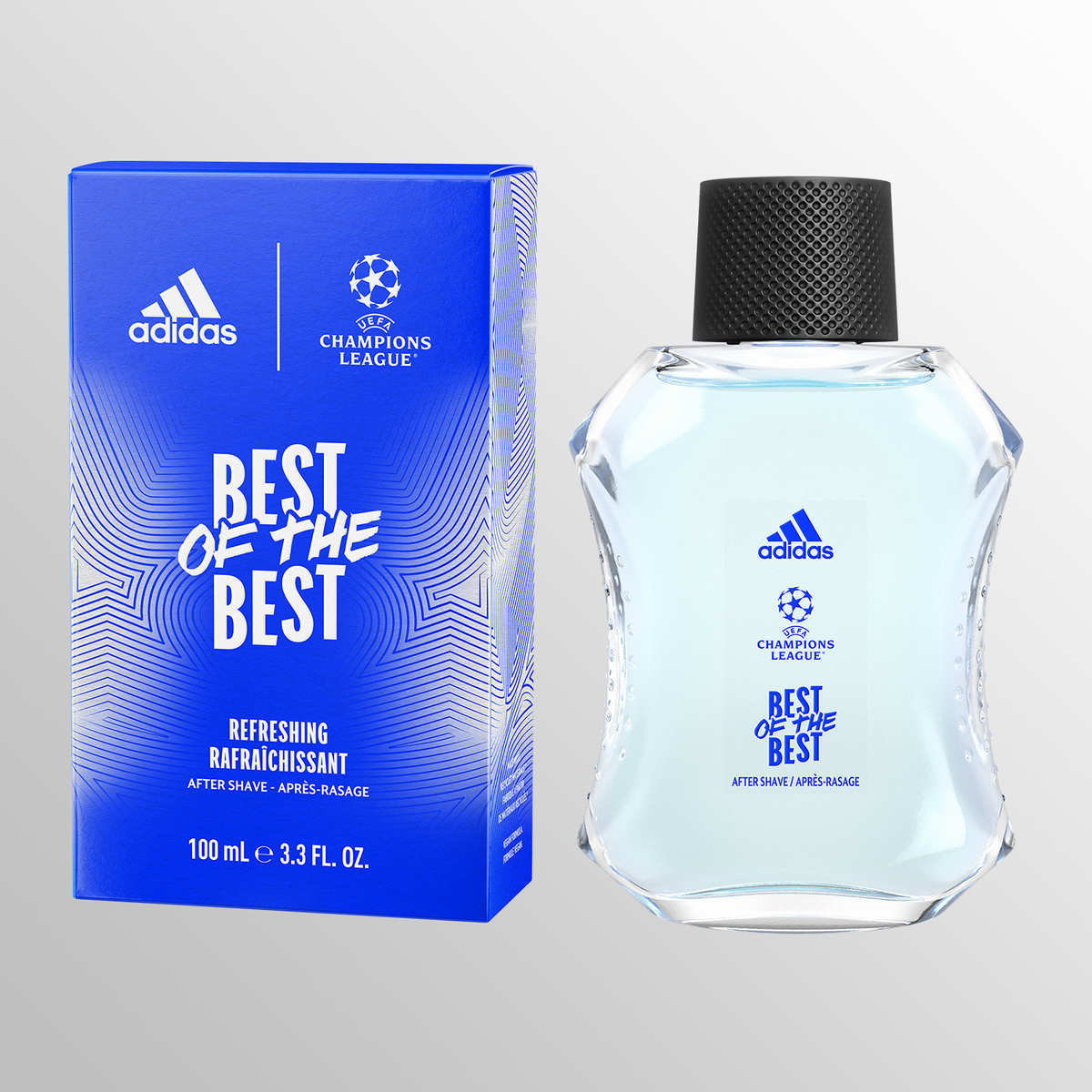 Adidas uefa lo mejor de lo mejor después de afeitarse 100 ml