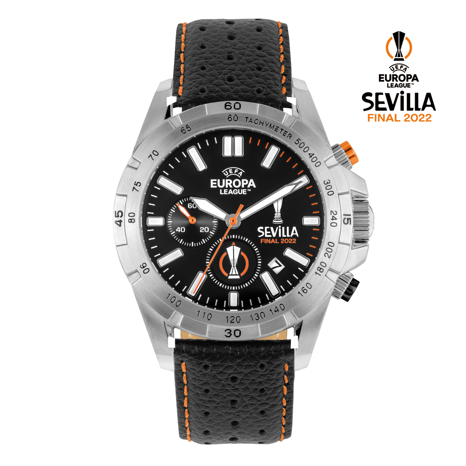 UEL Sevilla Final 2022 Chronograph EL-101C Jacques Lemans Watch UEFA Club Competitions Online Store